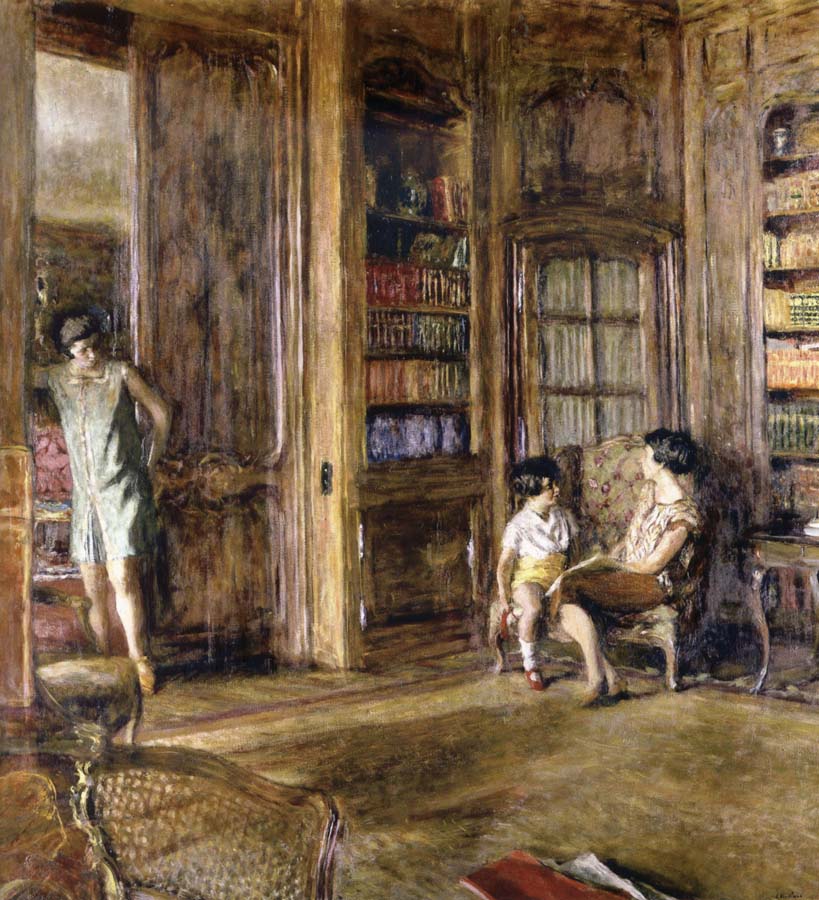 Edouard Vuillard In the Library